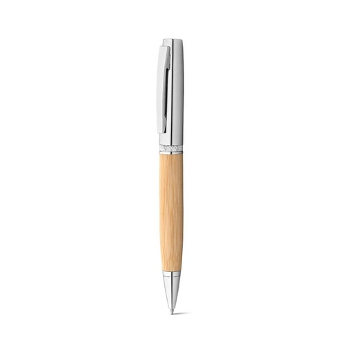 natural FUJI. Bolígrafo de bambú y metal con estuche