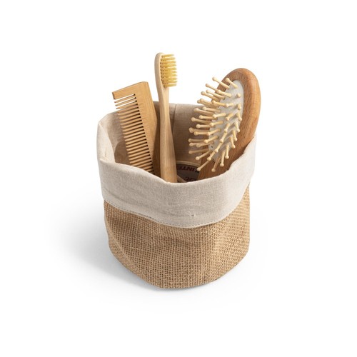 DUCASSE. Sac multi-usage en coton (120g/m²) et toile de jute (260g/m²) - 4
