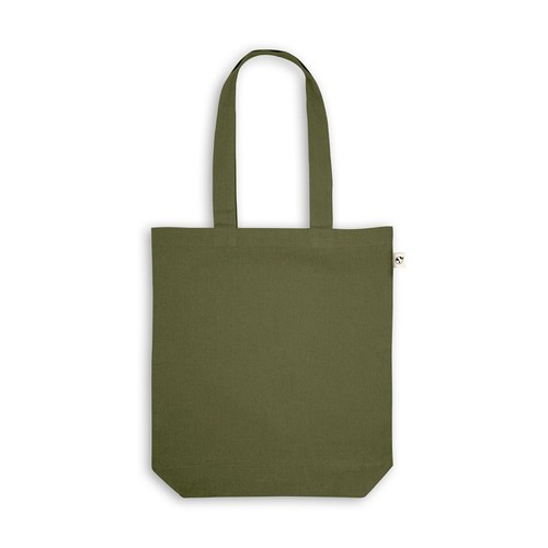 verde oscuro MERIDA. Bolsa de algodón (50%), algodón reciclado (30%) y poliéster (20% rPET) (220 g/m²)