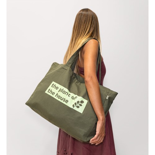 CAMDEN. Bolsa de algodón (50%), algodón reciclado (30%) y poliéster (20% rPET) (280 g/m²)