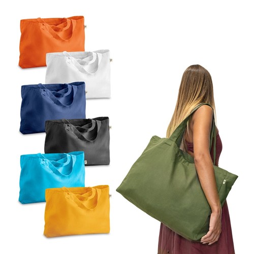 CAMDEN. BOLSA DE ALGODÓN (50%), ALGODÓN RECICLADO (30%) Y POLIÉSTER (20% RPET) (280 G/M²)