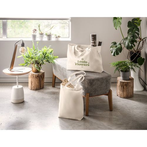 GIRONA. Sac en coton (50%), coton recyclé (30%) et polyester (20% rPET) (220 g/m²) - 5