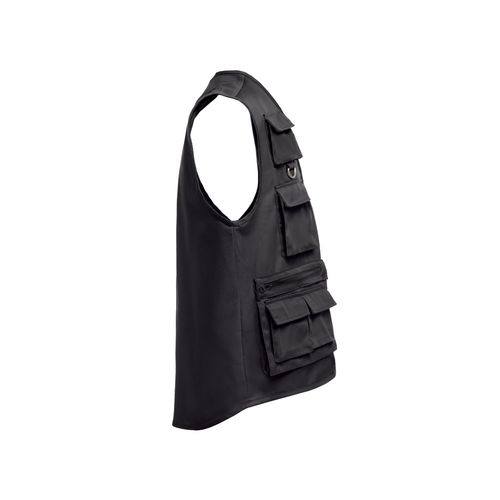 THC PIXEL. Gilet (200 g/m²) en polyester et coton - 3