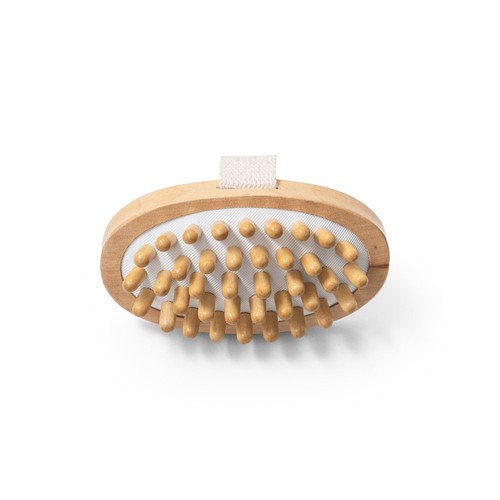 DOWNEY. Cepillo de masaje de baño de madera