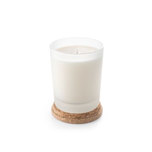 white DUVAL. Vela aromática con tapa de corcho 180 g