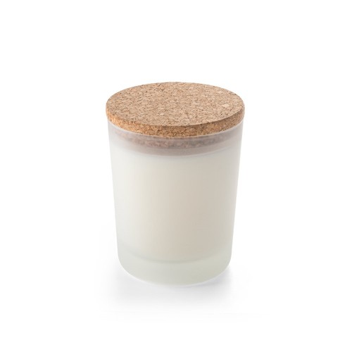 white DUVAL. Vela aromática con tapa de corcho 180 g