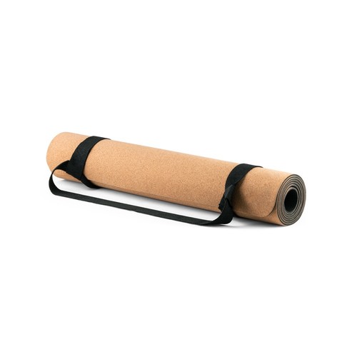 GERES. Colchoneta de ejercicios para yoga fabricada en corcho y TPE. De 3.7 mm de espesor