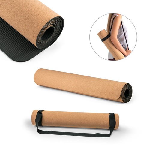GERES. Tapis de yoga en liège et TPE, jusqu'à 3.7mm d'épaisseur, RIONDET SERIPUB, EYBENS