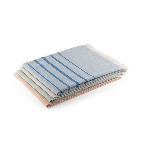 CAPLAN. Toalla multifuncional (260 g/m²) fabricada en algodón ligero y resistente (90%) y algodón reciclado (10%)