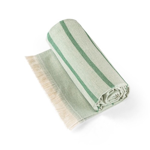 CAPLAN. Toalla multifuncional (260 g/m²) fabricada en algodón ligero y resistente (90%) y algodón reciclado (10%)