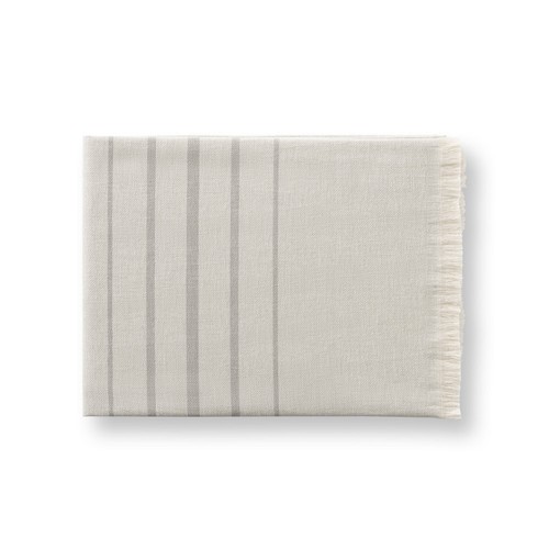 gris claro CAPLAN. Toalla multifuncional (260 g/m²) fabricada en algodón ligero y resistente (90%) y algodón reciclado (10%)