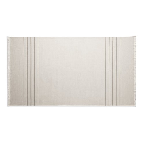 gris claro CAPLAN. Toalla multifuncional (260 g/m²) fabricada en algodón ligero y resistente (90%) y algodón reciclado (10%)