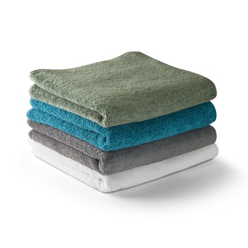 BARDEM L. Serviette de bain (500 g/m²) en coton (82%) et coton recyclé (18%), RIONDET SERIPUB, EYBENS