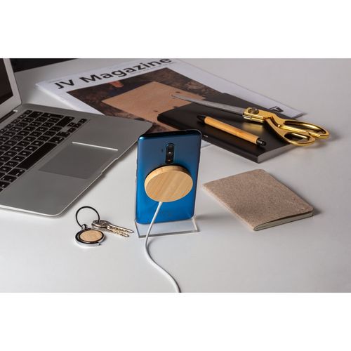 DAIMLER. Chargeur magnétique sans fil ultrarapide de 15 W en bambou - 6