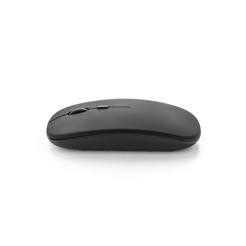 black KHAN. Ratón inalámbrico con batería de 500mAh, fabricado en ABS reciclado (100% rABS)