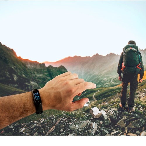 CALATRAVA. Bracelet sportif intelligent avec autonomie de 3 jours en ABS et TPU - 5