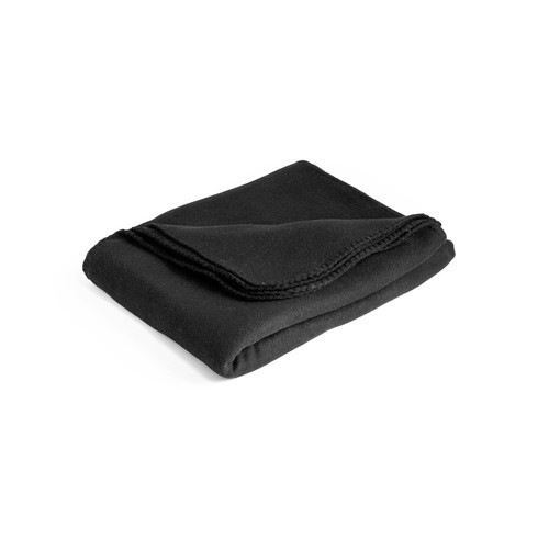 black GALLIOT. Manta polar (180 g/m²) en poliéster reciclado (100% rPET)