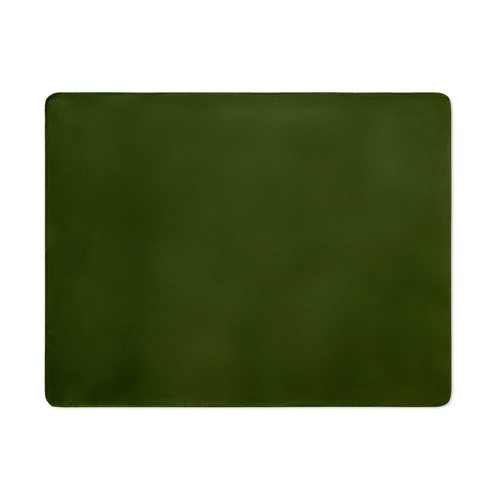 verde oscuro GALLIOT. Manta polar (180 g/m²) en poliéster reciclado (100% rPET)