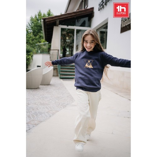THC DELTA KIDS. Sweat-shirt pour enfants en coton et polyester recyclés - 1