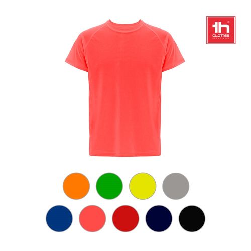 azul marino THC MOVE. Camiseta técnica de manga corta