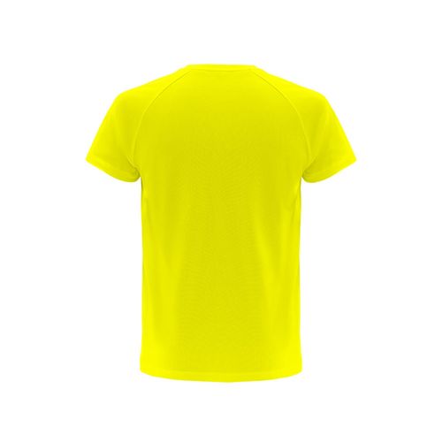 amarillo fluo THC MOVE. Camiseta técnica de manga corta
