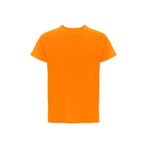 naranja fluo THC MOVE. Camiseta técnica de manga corta