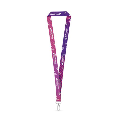 MANILA. SET Lanyard SUBLIMATION Lungo II (20 mm) con moschettone ovale da 20 mm