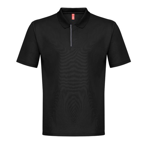 black THC DYNAMIC. Polo técnico hombre