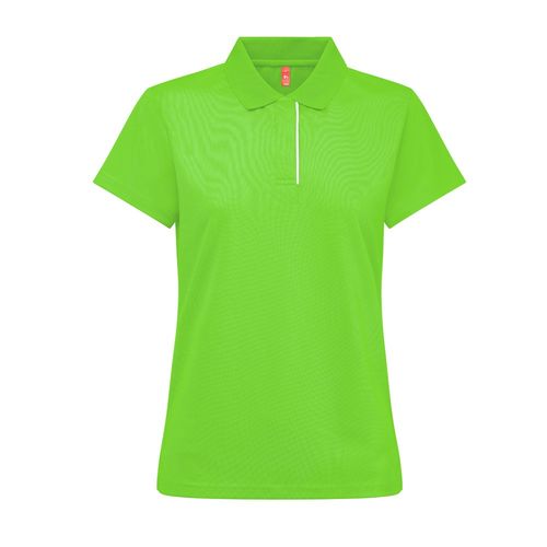 verde lima THC DYNAMIC WOMEN. Polo técnico mujer