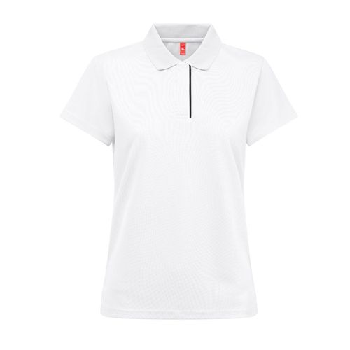 white THC DYNAMIC WOMEN. Polo técnico mujer