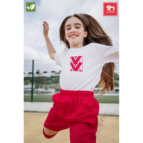 verde lima THC MATCH KIDS. Pantalones cortos deportivos para niños