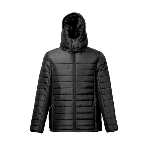 black THC SHIELD. Chaqueta con capucha para hombre