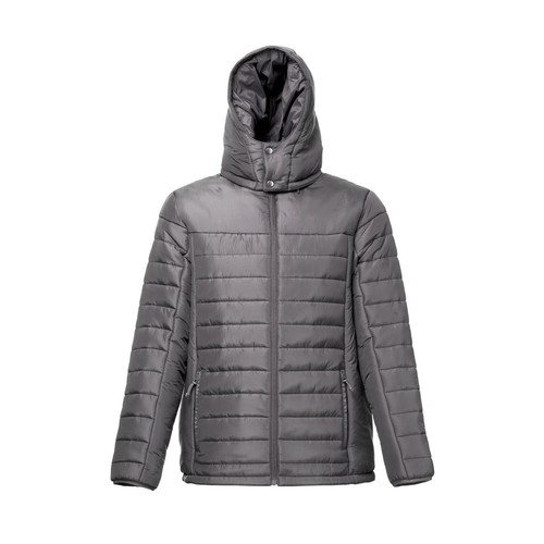 gray THC SHIELD. Chaqueta con capucha para hombre