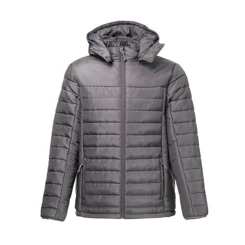 gray THC SHIELD. Chaqueta con capucha para hombre