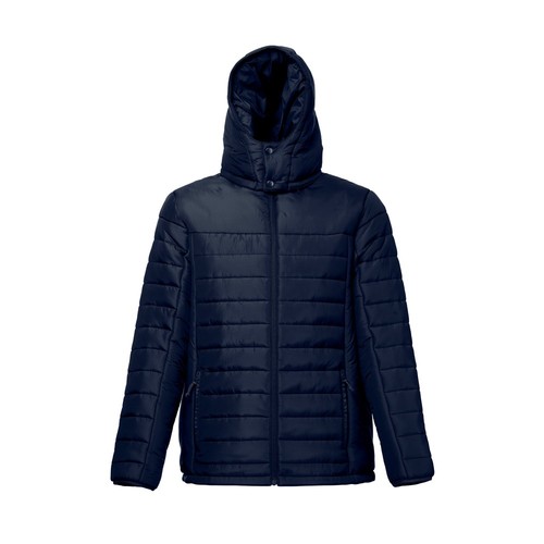azul marino THC SHIELD. Chaqueta con capucha para hombre