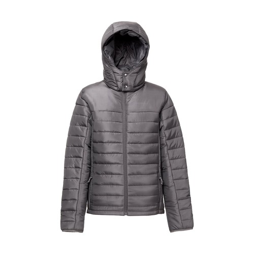 gray THC SHIELD WOMEN. Chaqueta con capucha de mujer