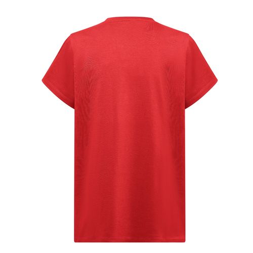 red THC SOFIA REGULAR WH. Camiseta de corte regular para mujer