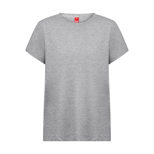 moteado gris claro THC SOFIA REGULAR WH. Camiseta de corte regular para mujer