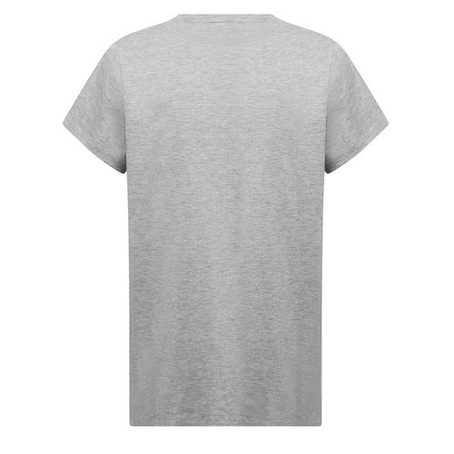 moteado gris claro THC SOFIA REGULAR WH. Camiseta de corte regular para mujer