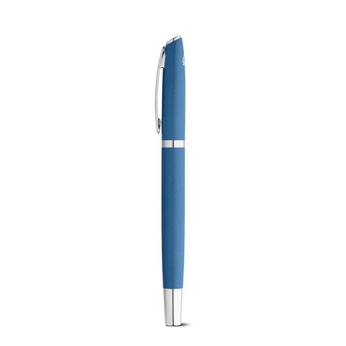 RE-LANDO-SET. Set de roller y bolígrafo con cuerpo de aluminio reciclado (100% rAL)