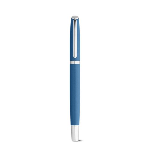 RE-LANDO-SET. Set de roller y bolígrafo con cuerpo de aluminio reciclado (100% rAL)