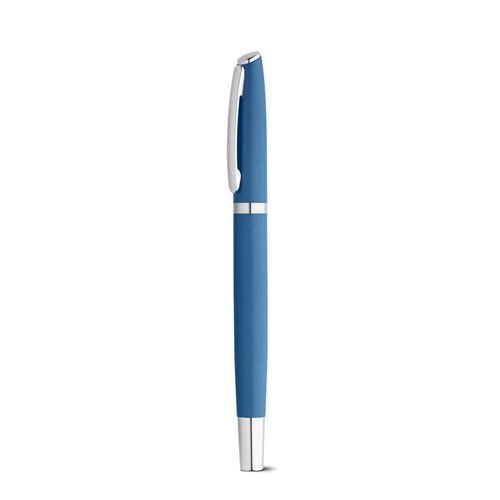 RE-LANDO-SET. Set de roller y bolígrafo con cuerpo de aluminio reciclado (100% rAL)
