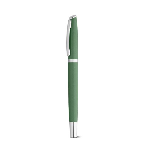 RE-LANDO-SET. Set de roller y bolígrafo con cuerpo de aluminio reciclado (100% rAL)