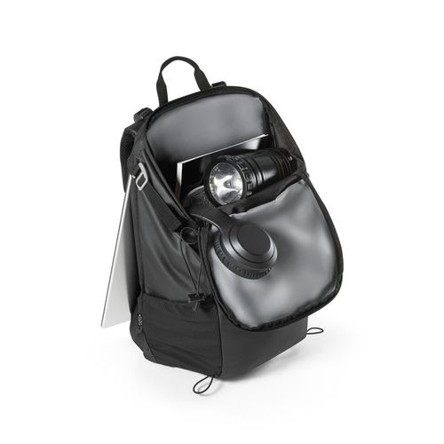 black ALASCA. Mochila de senderismo con revestimiento impermeable