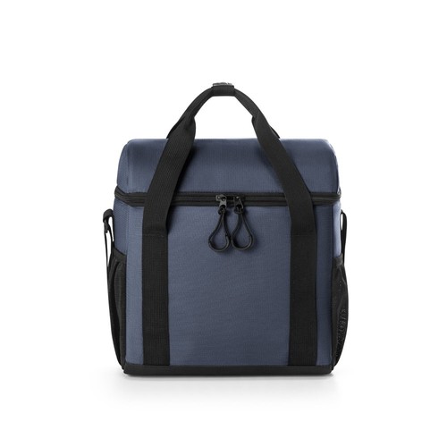 blue ROMA M. Bolsa térmica acolchada en poliéster reciclado 600D ripstop 11 L