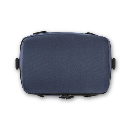 blue ROMA M. Bolsa térmica acolchada en poliéster reciclado 600D ripstop 11 L