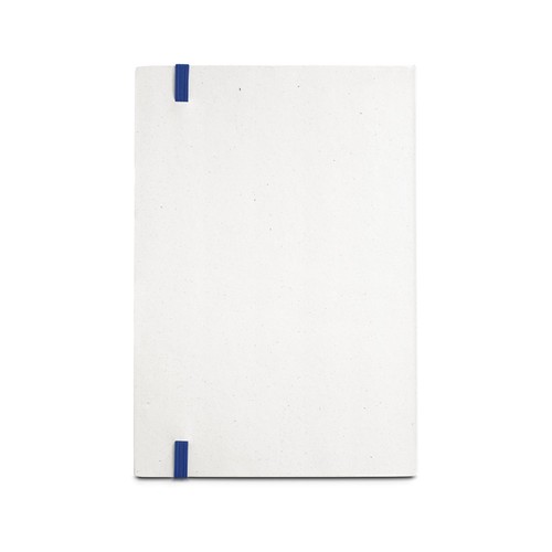 blue MILKY. Libreta A5 con tapa rígida en papel 100 % reciclado