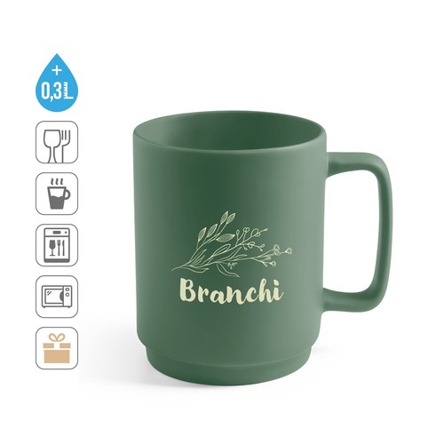 MIGHTY. Tasse en céramique avec corps cylindrique 330 mL - 1