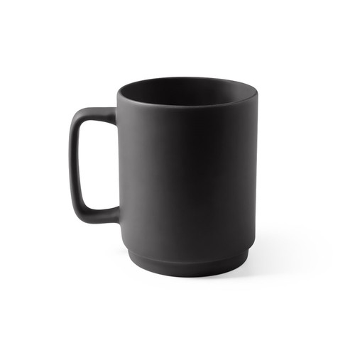 MIGHTY. Taza de cerámica con cuerpo cilíndrico 330 mL