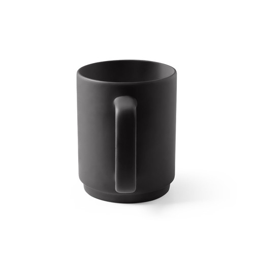 MIGHTY. Taza de cerámica con cuerpo cilíndrico 330 mL